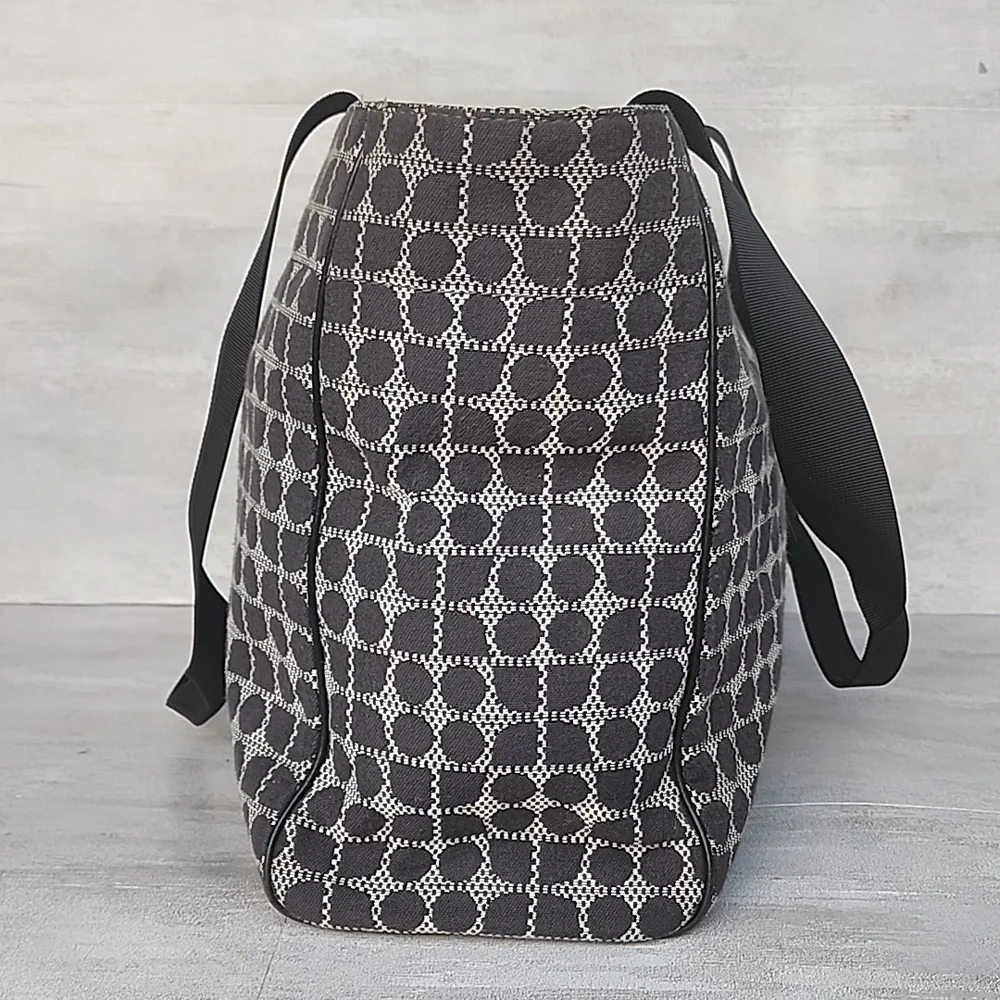 Kate Spade Black and White Geometric Diaper Bag